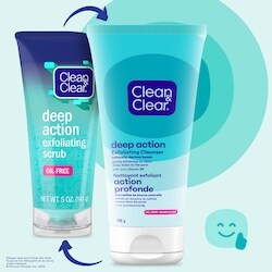 Clean & Clear Deep Action Exfoliating Cleanser - 198 g | No Frills