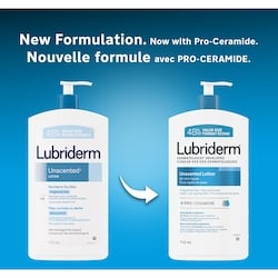 Lubriderm Unscented Lotion Normal to Dry Skin Fragrance Free
