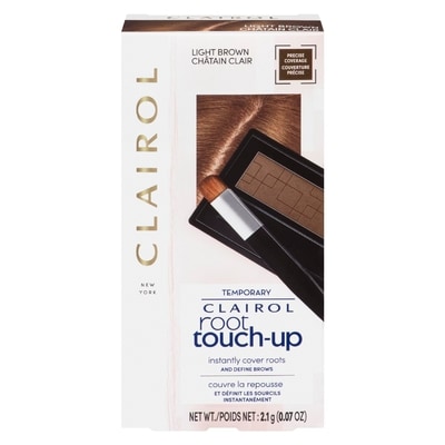Clairol Root Touch-Up Châtain Clair, Poudre cache-repousse temporaire, #1 retouche racines au Canada, Couvre instantannément les racines et les cheveux gris 1 ea, 11,89 $/1ch