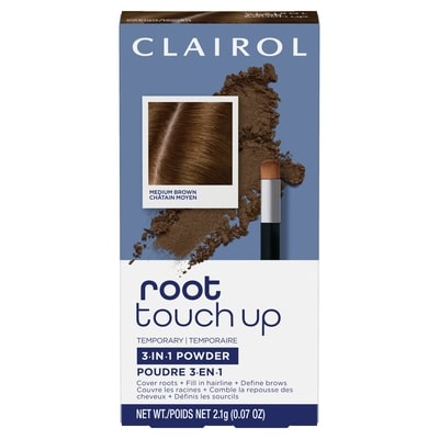 Clairol Poudre Root Touch-Up 3&1, Châtain moyen 1 ea, 16,49 $/1ch