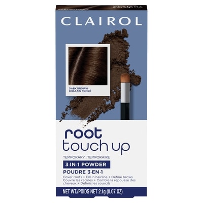 Clairol Root Touch Up 3in1 Powder, Dark brown 1 ea, $16.99/1ea