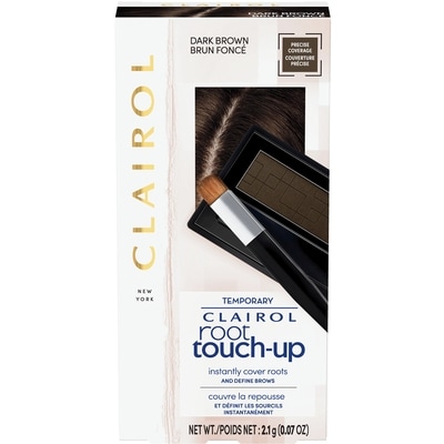 Clairol Root Touch-Up Dark Brown, Temporary Concealing Powder from Canada's #1 Root Touch Up Brand, Covers Gray, Instant Natural Looking Color 1 ea, $11.89/1ea