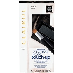 Root Touch-Up Black, Temporary Concealing Powder from Canada's #1 Root Touch Up Brand, Covers Gray, Instant Natural Looking Color