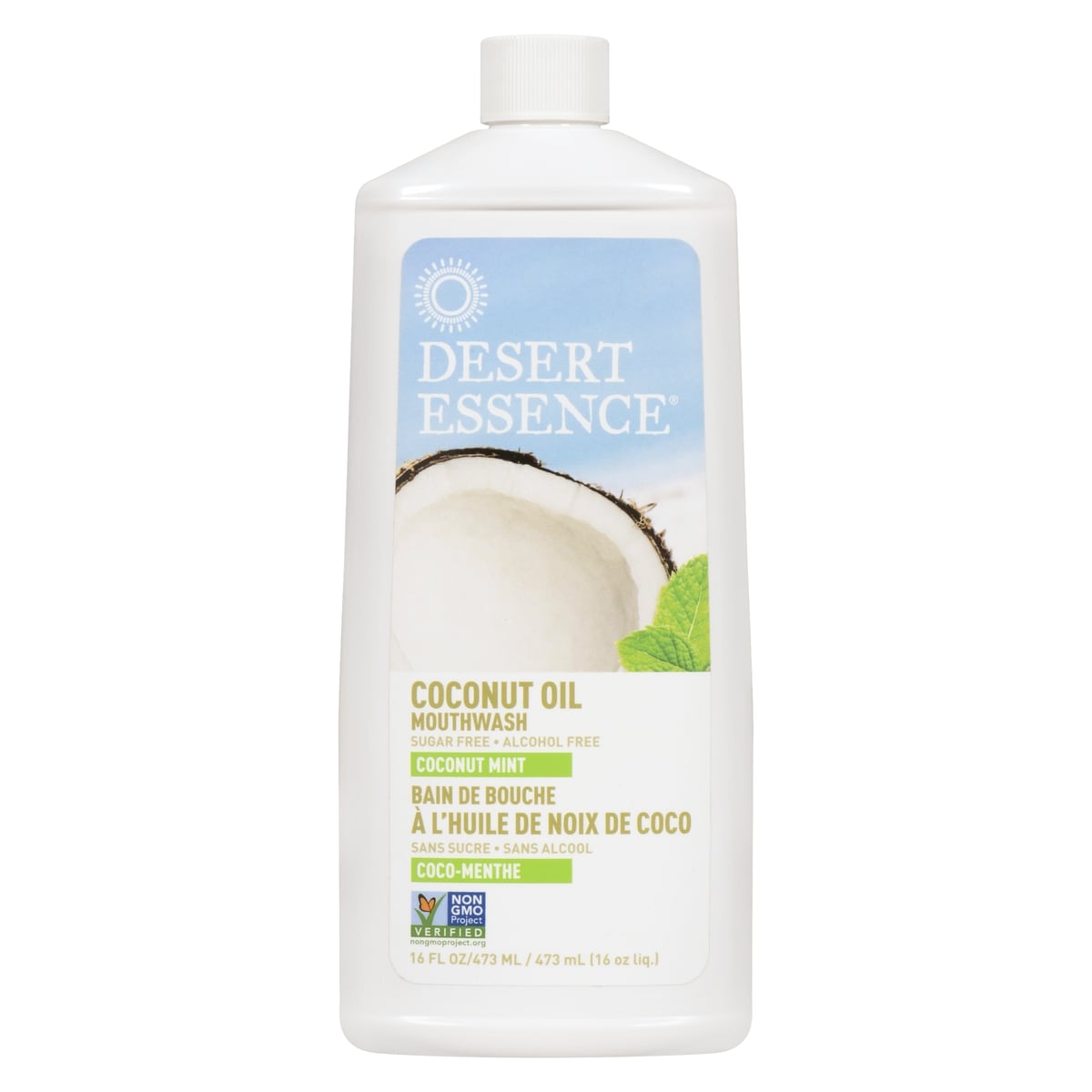 Desert Essence Coconut Mint Coconut Oil Mouthwash 480 ml, $1.46/100ml