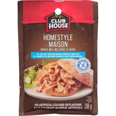 Club House Sauce Maison 25% Moins De Sel 38 g, 6,55 $/100g