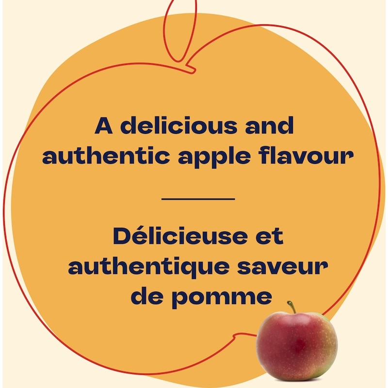 35% Less Sugar Apple Juice Beverage