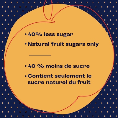 Breuvage au jus de pomme 35 % moins de sucre
