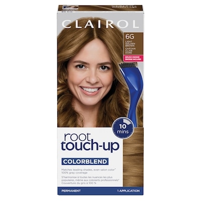 Clairol Root Touch-Up 6G Châtain Clair Doré, Coloration permanente, #1 retouche racines au Canada, Couvre les cheveux gris à 100% 1 ea, 8,00 $/1ch