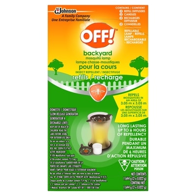 Off! Lamp chasse-moustiques pour la cour 2 recharges de diffuseur 2x1.0 ea, 5,00 $/1ch