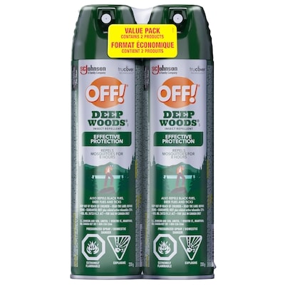 OFF Deep Woods Insect and Mosquito Repellent 2 Pack 2x1.0 ea, $12.00/1ea