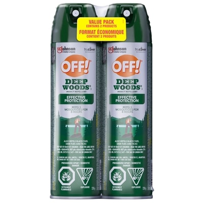 Off! Régions sauvages Aérosol chasse-moustiques 2x1.0 ea, 12,00 $/1ch