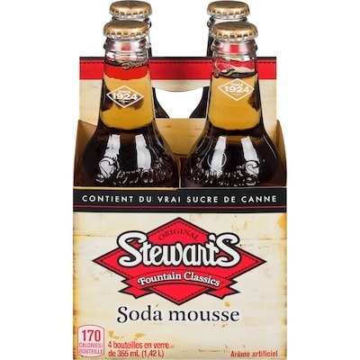 Stewart’s Soda mousse 4x355.0 ml, 0,37 $/100ml