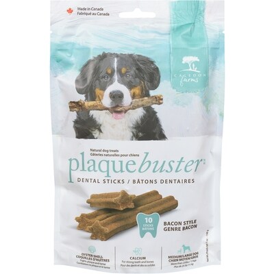 Crumps' naturals Dog Food, Caledon Farms Plaque Buster Dog Treats 8 ea, $1.25/1ea