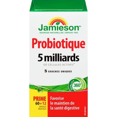 Jamieson Probiotique 5 milliards 72 ea, 0,20 $/1ch