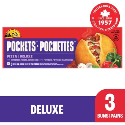 McCain Pizza Pochettesᴹᴰ Deluxe 300 g, 1,00 $/100g