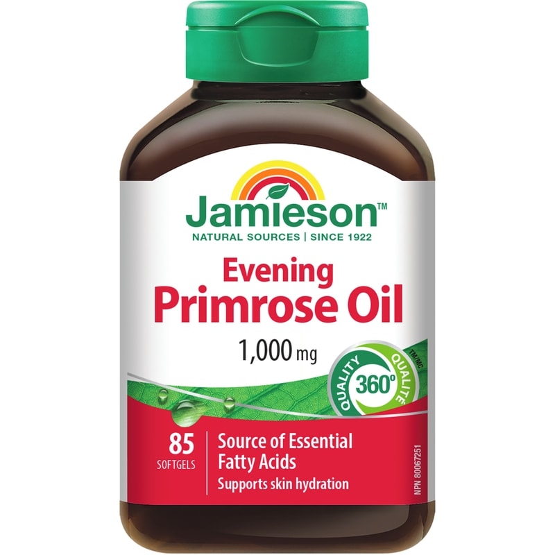 Evening Primrose Oil Softgels, 1000 mg