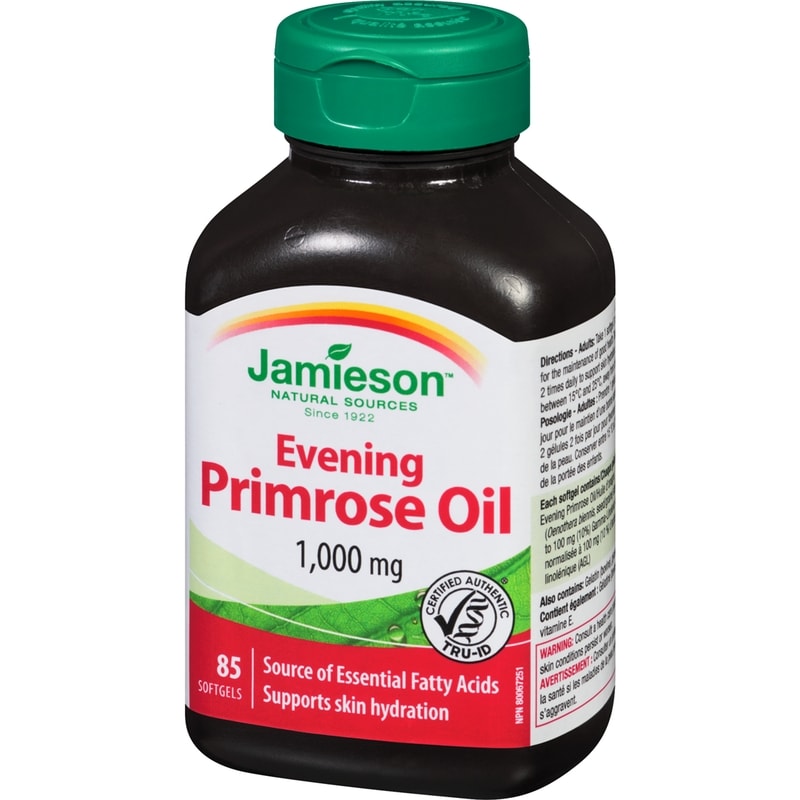 Evening Primrose Oil Softgels, 1000 mg