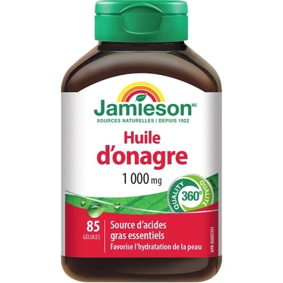 Jamieson Huile d'onagre 1 000 mg 85 ea, 0,23 $/1ch