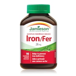 Jamieson Gentle Iron Capsules 90 ea, $0.17/1ea