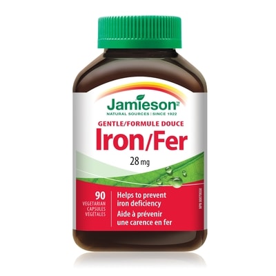 Jamieson Gentle Iron Capsules 90 ea, $0.17/1ea