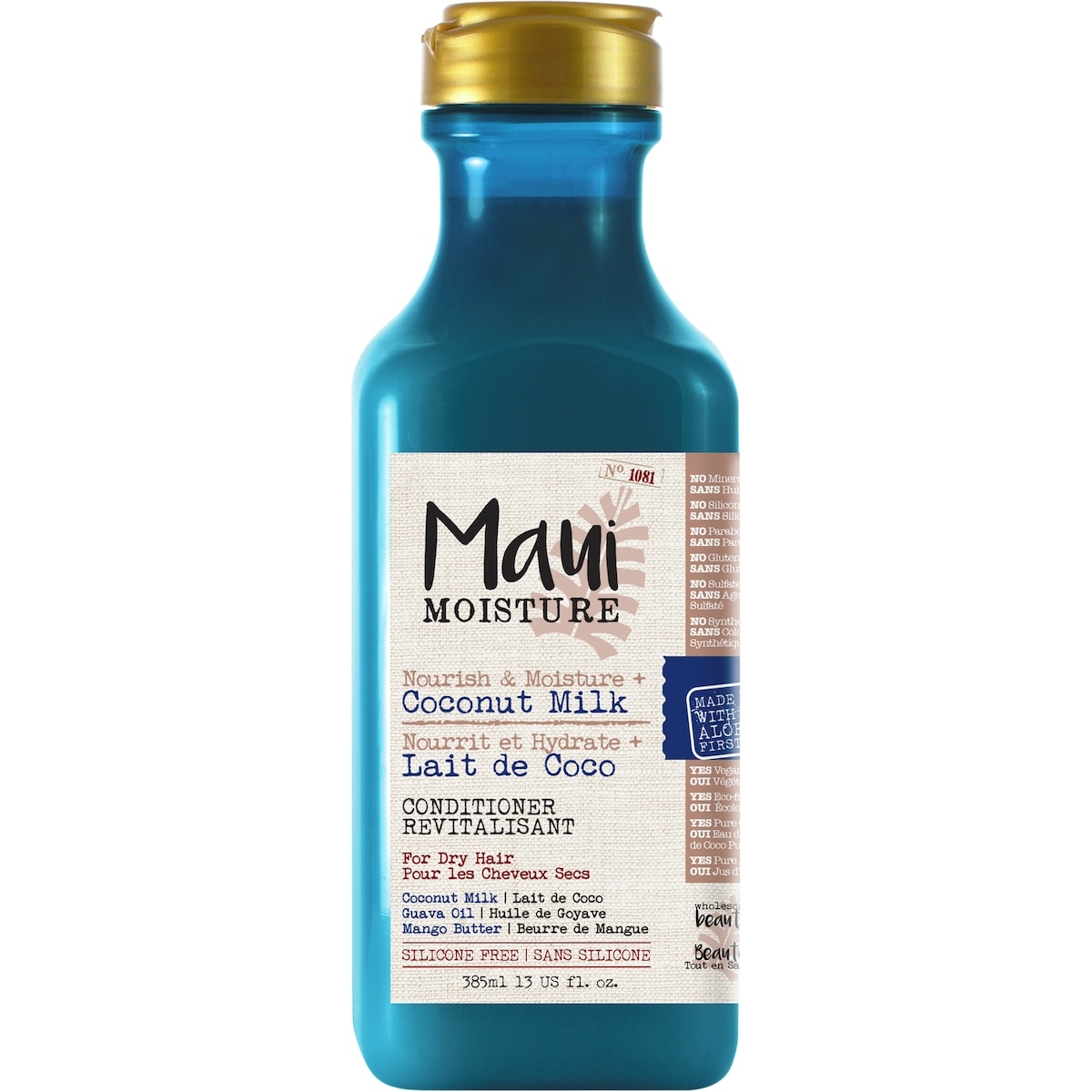 MAUI MOISTURE Revitalisant Nourrit et Hydrate + Lait de Coco 385 ml, 3,50 $/100ml
