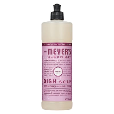 Mrs. Meyer's Clean Day Dish Soap Peony 473 ml, $1.69/100ml