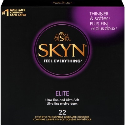 Skyn Natural Latex Free Lubricated Condoms Elite 22 ea, $0.73/1ea