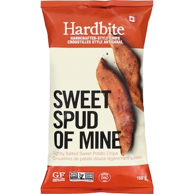 Hardbite Handcrafted-Style Chips, BBQ Sweet Potato Chips 150 g, $3.33/100g