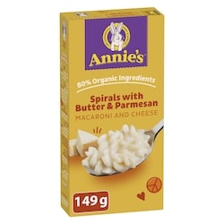 Annie's Macaroni & Cheese Spirals with Butter & Parmesan 149 g, $1.24/100g