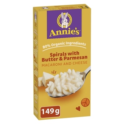 Annie's Macaroni & Cheese Spirals with Butter & Parmesan 149 g, $1.51/100g