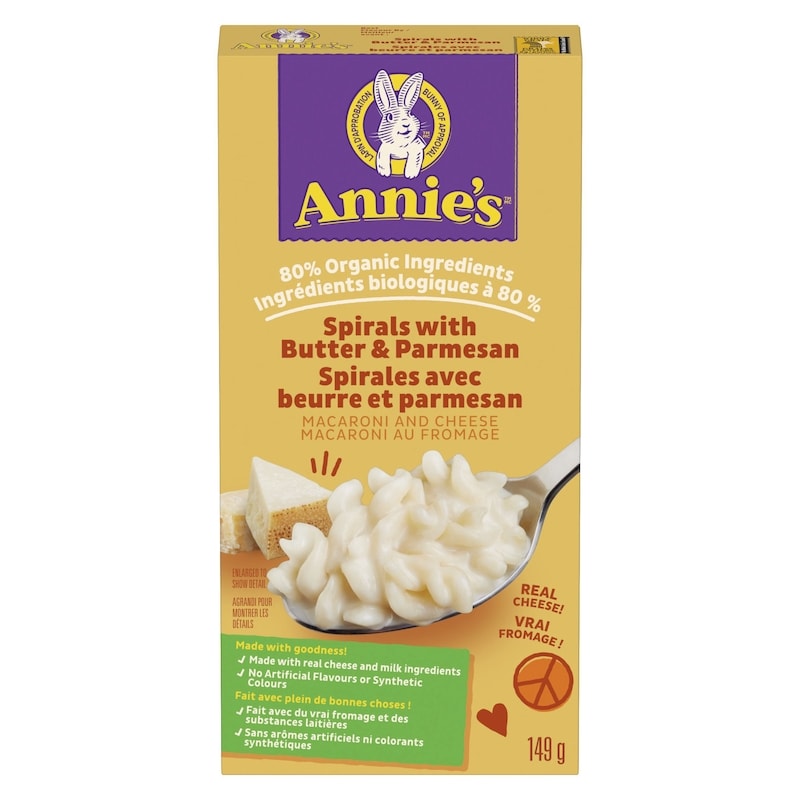 Macaroni & Cheese Spirals with Butter & Parmesan