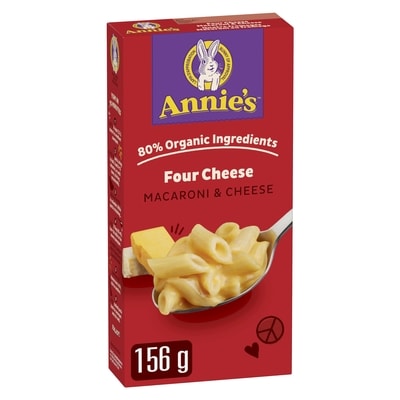 Annie's Macaroni & Cheese Four Cheese 156 g, $2.11/100g