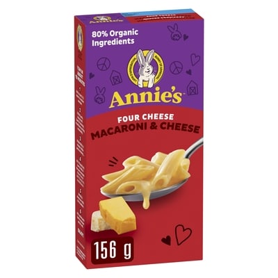 Annie's Macaroni & Cheese Four Cheese 156 g, $2.11/100g