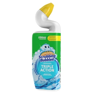 Scrubbing Bubbles Triple Action nettoyant pour cuvette, fraîcheur matinale 710 ml, 0,82 $/100ml