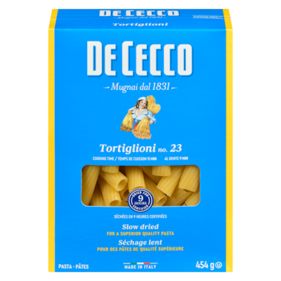 De Cecco Pasta Tortiglioni No. 23 454 g, $0.66/100g
