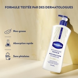 Vaseline Intensive Care Lotion Advanced Repair Unscented - 600 ml