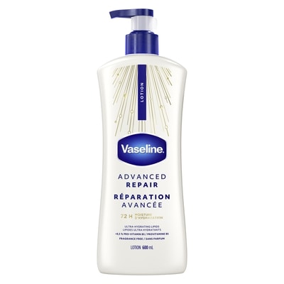 Vaseline Intensive Care Lotion Advanced Repair Inodore 600 ml, 2,08 $/100ml