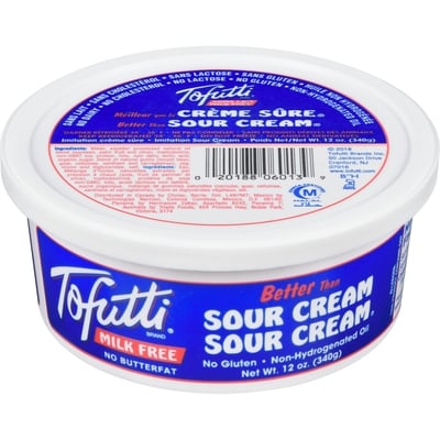 Tofutti Better Than Sour Cream, Plain 340 g, $1.56/100g