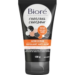 Biore Charcoal Acne Scrub, Salicylic Acid Exfoliating Wash for Oily, Acne Prone Skin 130 g, $6.45/100g