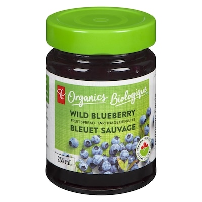 PC Biologique Tartinade De Fruits Bleuet Sauvage 235 ml, 1,49 $/100ml