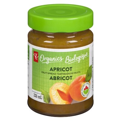 PC Biologique Tartinade De Fruits Abricot 235 ml, 1,49 $/100ml