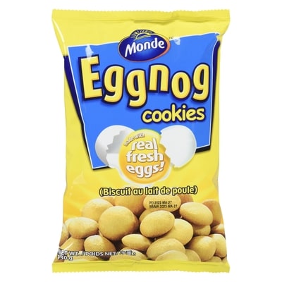Monde Eggnog Cookies 130 g, $1.53/100g