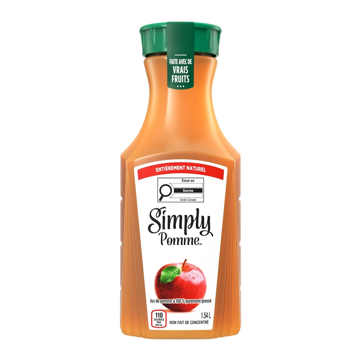 Simply Jus de pomme Bottle 1.54 l, 0,50 $/100ml