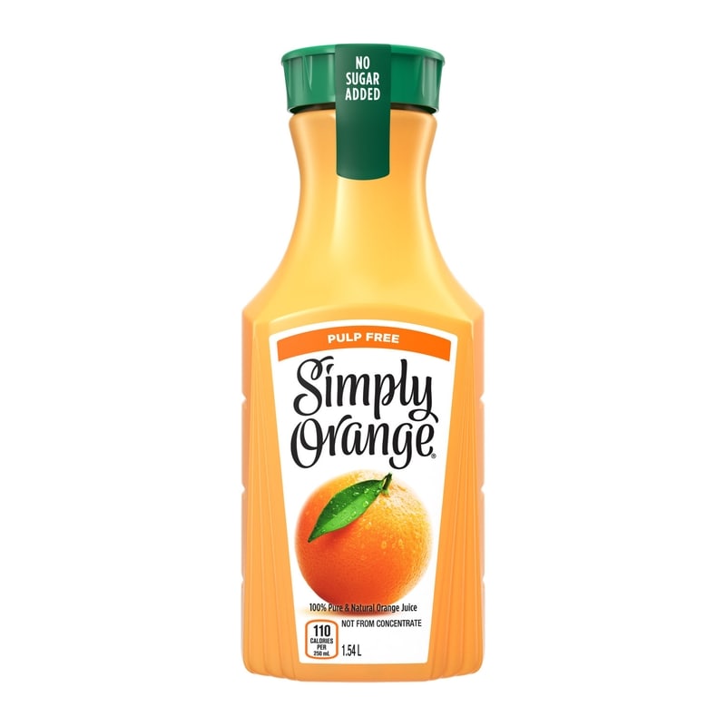 Juice Orange Pulp Free Bottle
