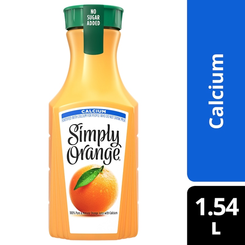 Juice Orange Calcium Bottle