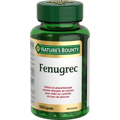 Nature’s Bounty Fenugrec, 610 mg, 100 capsules 100 ea, 0,13 $/1ch