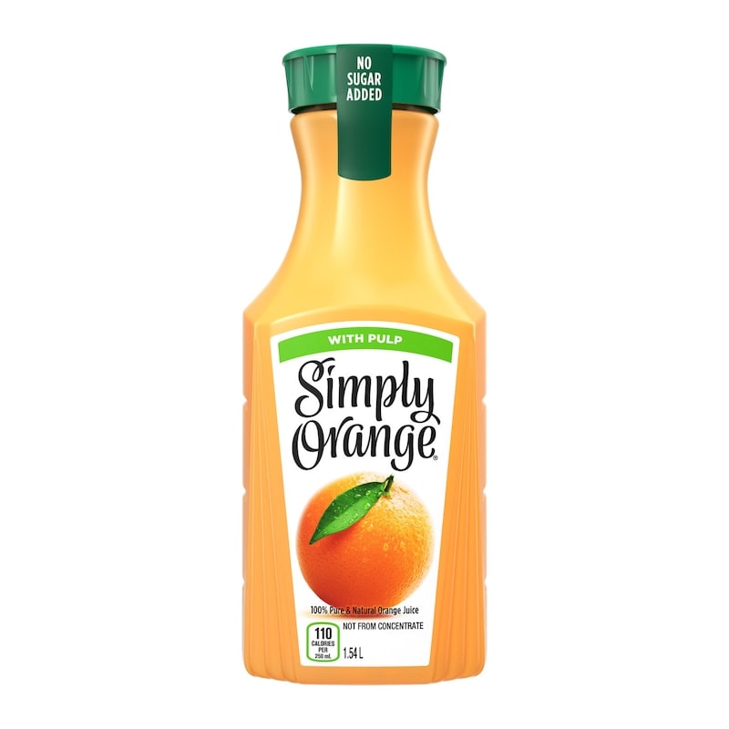 Juice Orange With Pulp Bottle