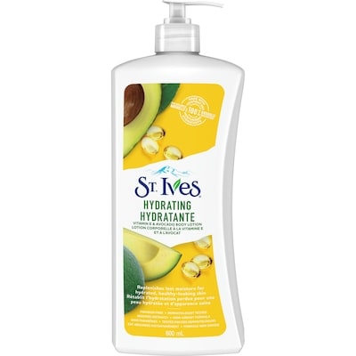 St Ives Body Lotion Vitamin E & Avocado 600 ml, $1.05/100ml