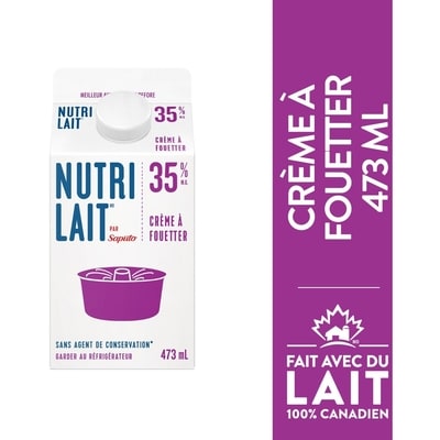 Nutrilait Crème à fouetter 35% 473 ml, 1,28 $/100ml