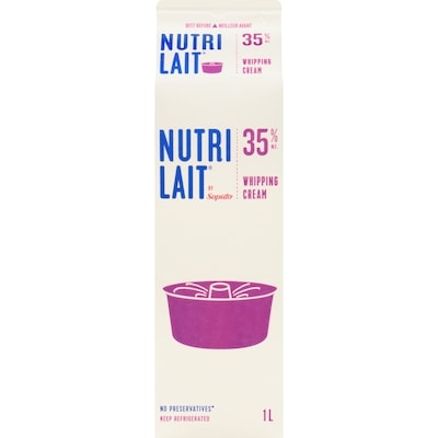 Nutrilait Whipping Cream 35% M.F. 1 l, $0.83/100ml